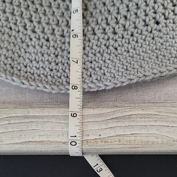 Hand made Gray Crochet Bucket Hat - Picture 9 of 9